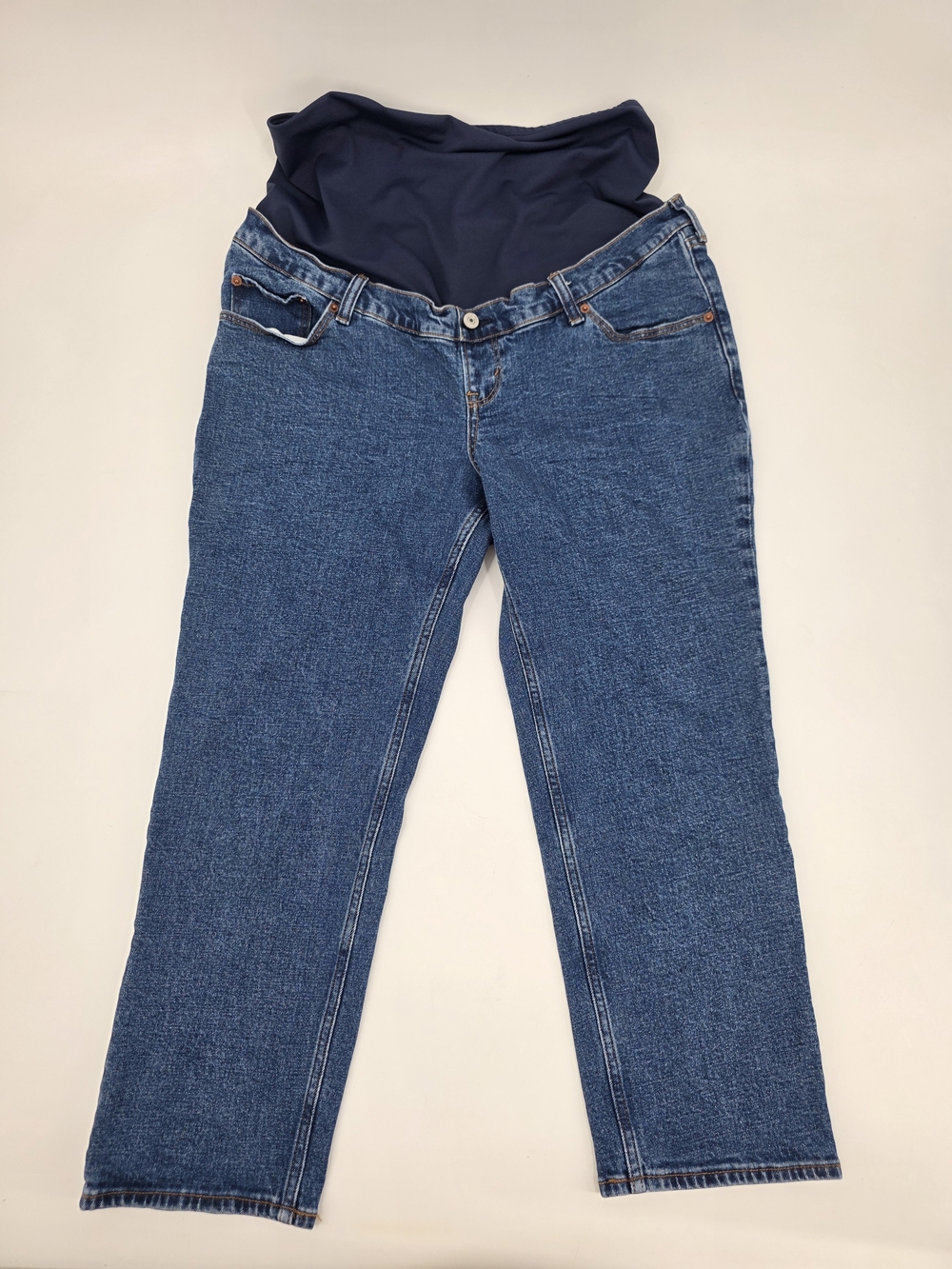 Abercrombie & Fitch Full Panel The Ankle Straight Leg Maternity Jeans Size 32 P